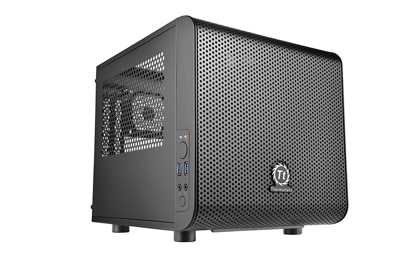Thermaltake V1 Cube Micro ATX Mini Tower Case - Black Edition - صندوق